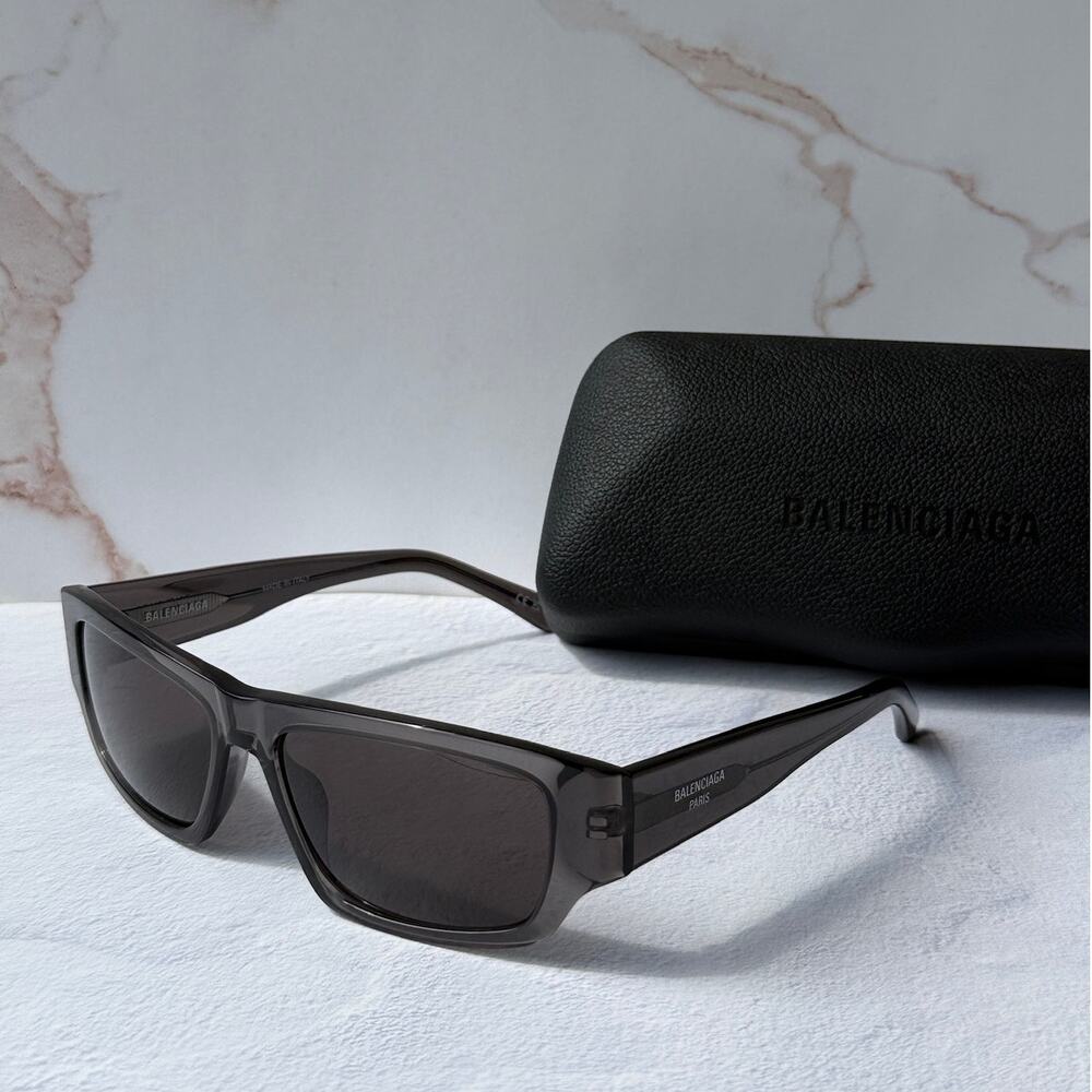 NEW Balenciaga BB0366S Sunglasses in Grey